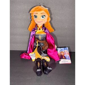 Disney Store Frozen II Anna Plush Doll 16" Princess Soft Toy w/ Tags